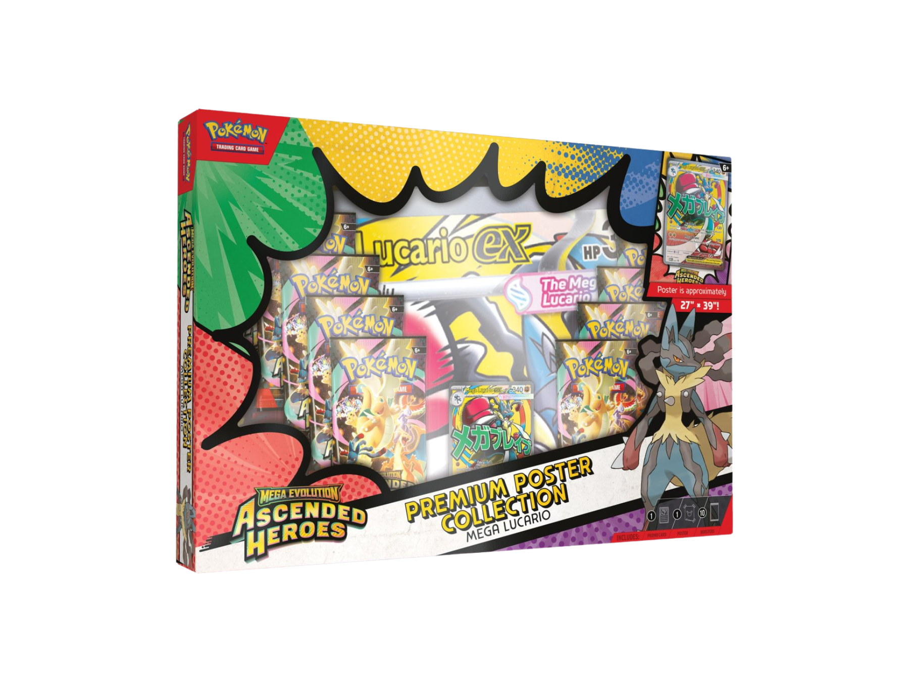 Pokémon: Mega Evolution Ascended Heroes - Premium Poster Collection - Mega Lucario