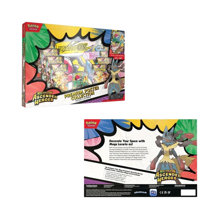 Pokémon: Mega Evolution Ascended Heroes - Premium Poster Collection - Mega Lucario